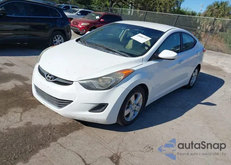 2013 Hyundai Elantra Gls z USA, uszkodzony, nr VIN 5NPDH4AE5DH303179